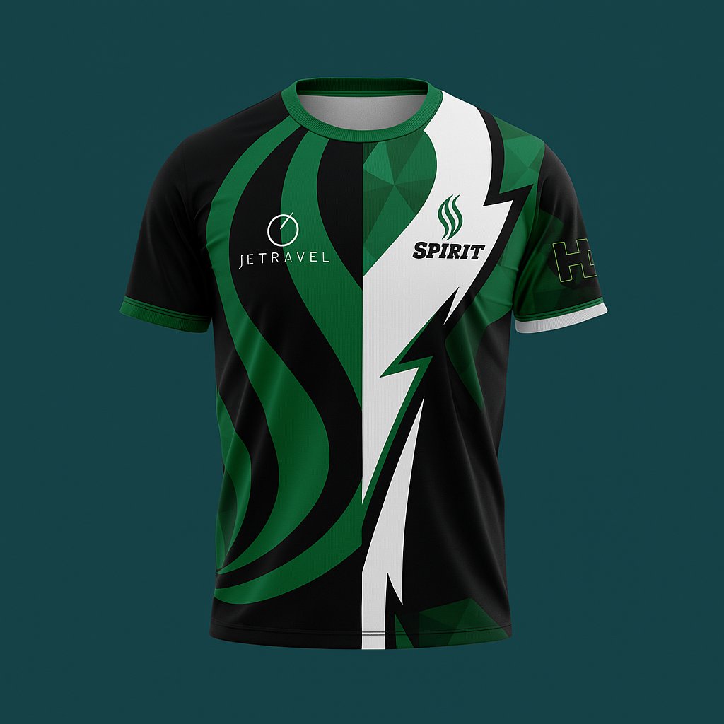 Itt vannak! Megérkeztek a Spirit Esports vadonatúj mezei